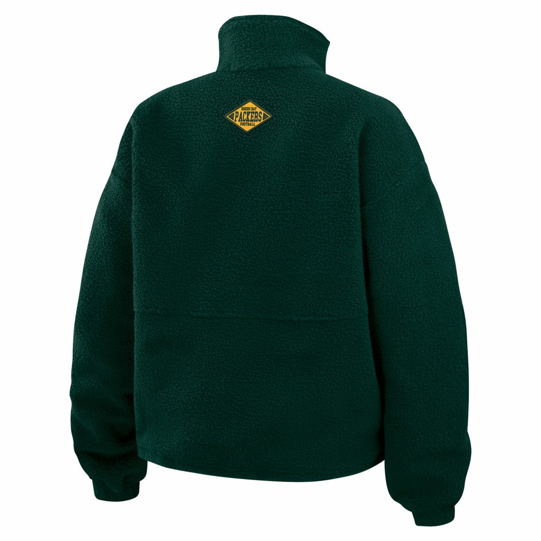 Green Bay Packers WEAR by Erin Andrews Women's Polar Fleece Half-Zip Jacket Green - NFL