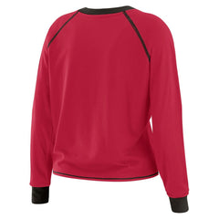 Arizona Cardinals WEAR by Erin Andrews Women's Tie-Front Long Sleeve Top Cardinal/Black - NFL