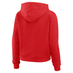 Atlanta Falcons WEAR by Erin Andrews Women's Waffle Hoodie Pullover Top Scarlet - NFL