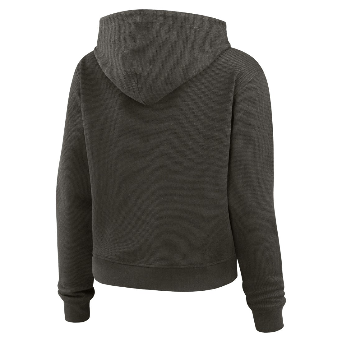 Tampa Bay Buccaneers WEAR by Erin Andrews Women's Waffle Hoodie Pullover Top Pewter - NFL
