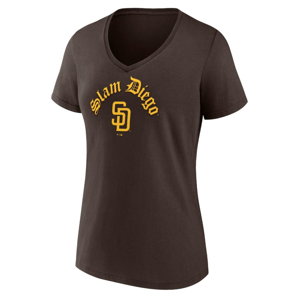 San Diego Padres Fanatics Women's Local V-Neck T-Shirt discount