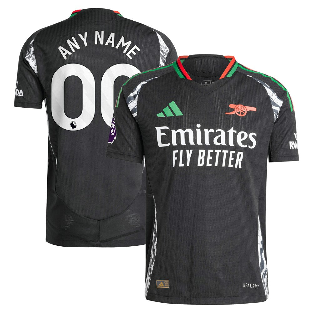 Adidas Arsenal 2024/25 Away Custom Jerseys - Black