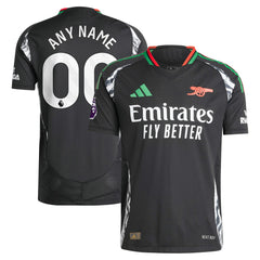 Adidas Arsenal 2024/25 Away Custom Jerseys - Black