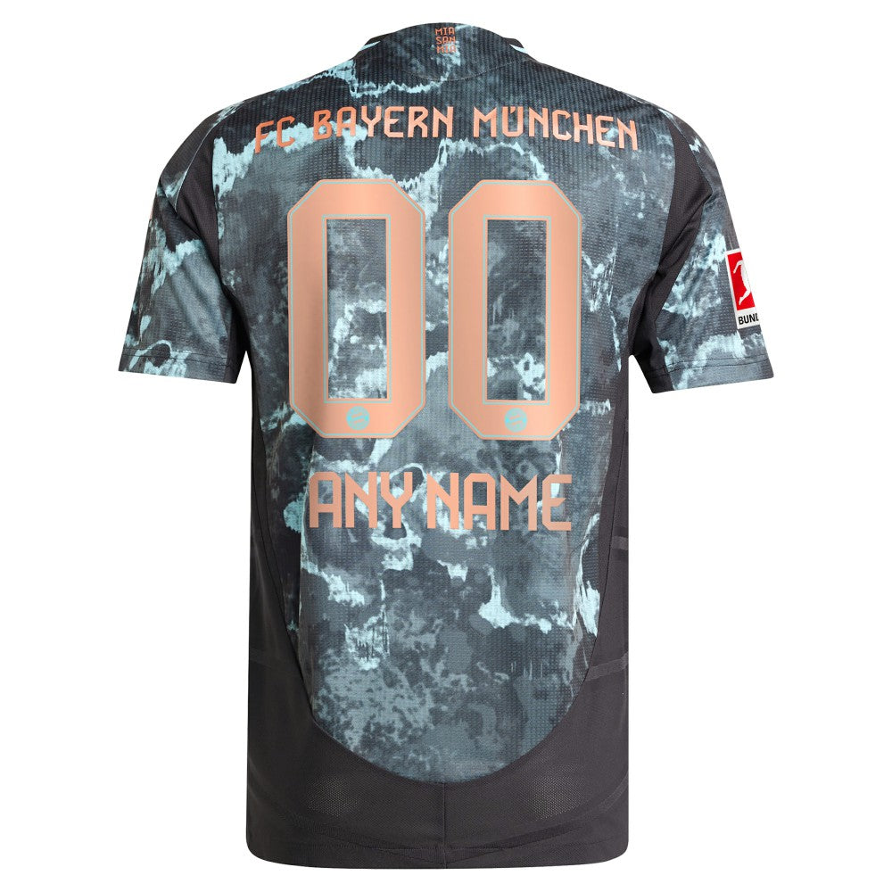 Adidas Bayern Munich 2024/25 Away Custom Jerseys - Black