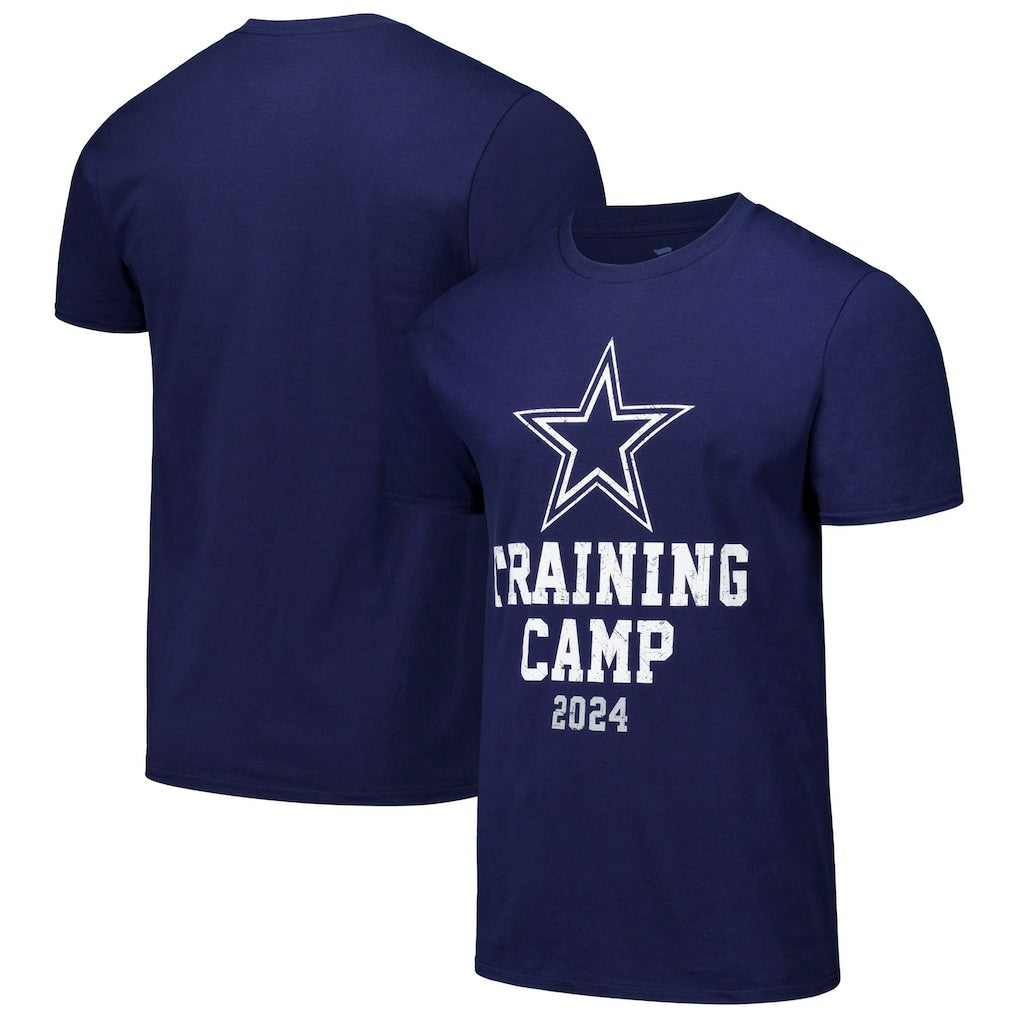 Dallas Cowboys 2024 Training Camp T-Shirt Navy - NFL