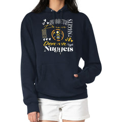 NBA - Denver Nuggets G-III 4Her by Carl Banks Women's Collage Team Graphic Fleece Pullover Hoodie - Navy