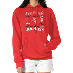 NBA - Houston Rockets G-III 4Her by Carl Banks Women's Team Collage Graphic Fleece Pullover Hoodie - Red