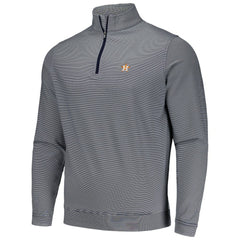 Houston Astros Peter Millar Perth Sugar Stripe Performance Quarter-Zip Top Clearance