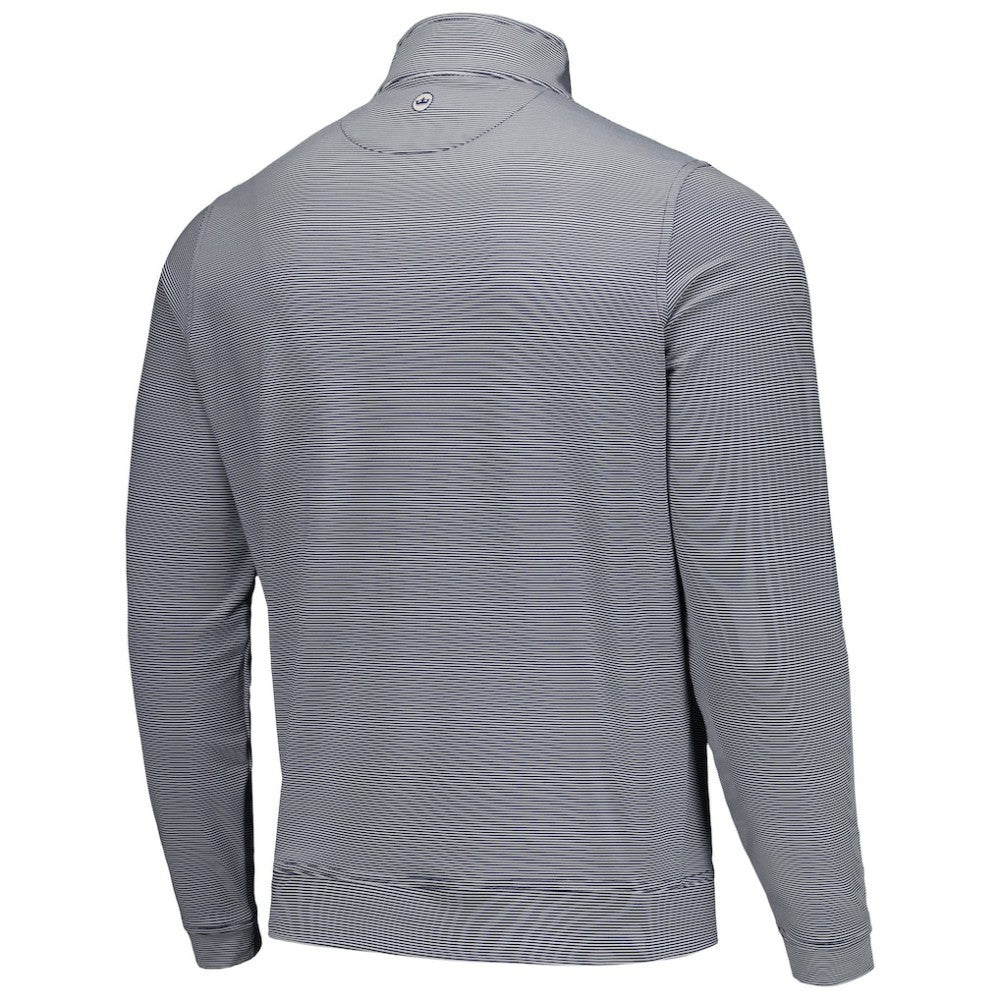Houston Astros Peter Millar Perth Sugar Stripe Performance Quarter-Zip Top Clearance