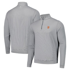 San Francisco Giants Peter Millar Perth Sugar Stripe Performance Quarter-Zip Top Sale