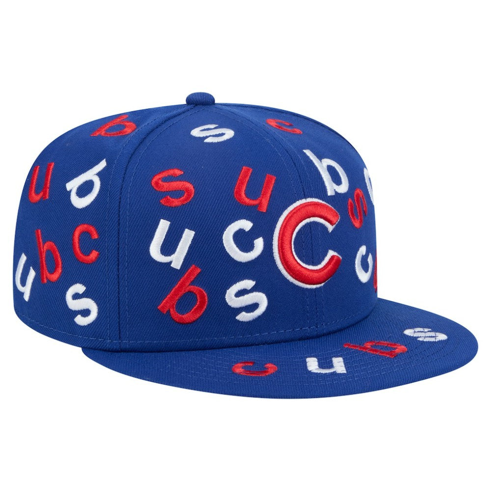 Chicago Cubs New Era Team Confetti 59FIFTY Fitted Hat Lifestyle