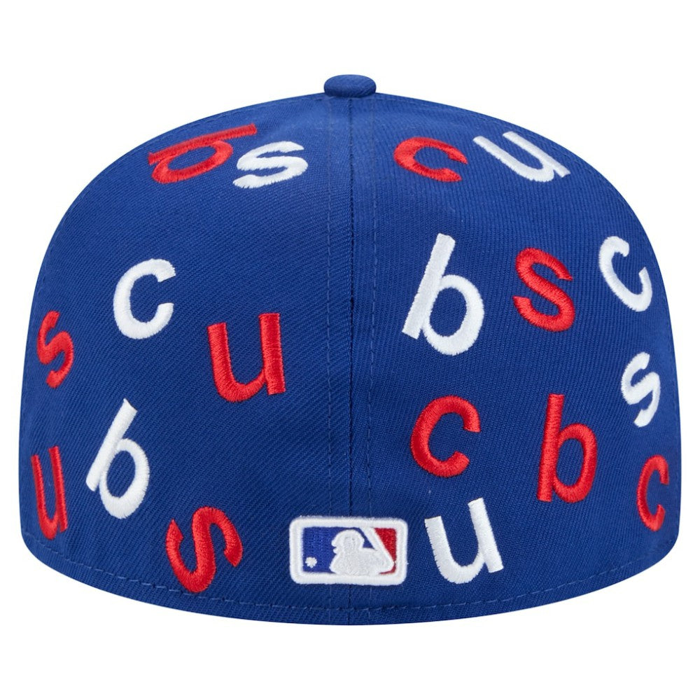 Chicago Cubs New Era Team Confetti 59FIFTY Fitted Hat Lifestyle