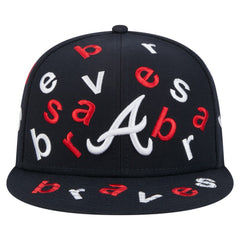 Atlanta Braves New Era Team Confetti 59FIFTY Fitted Hat Clearance
