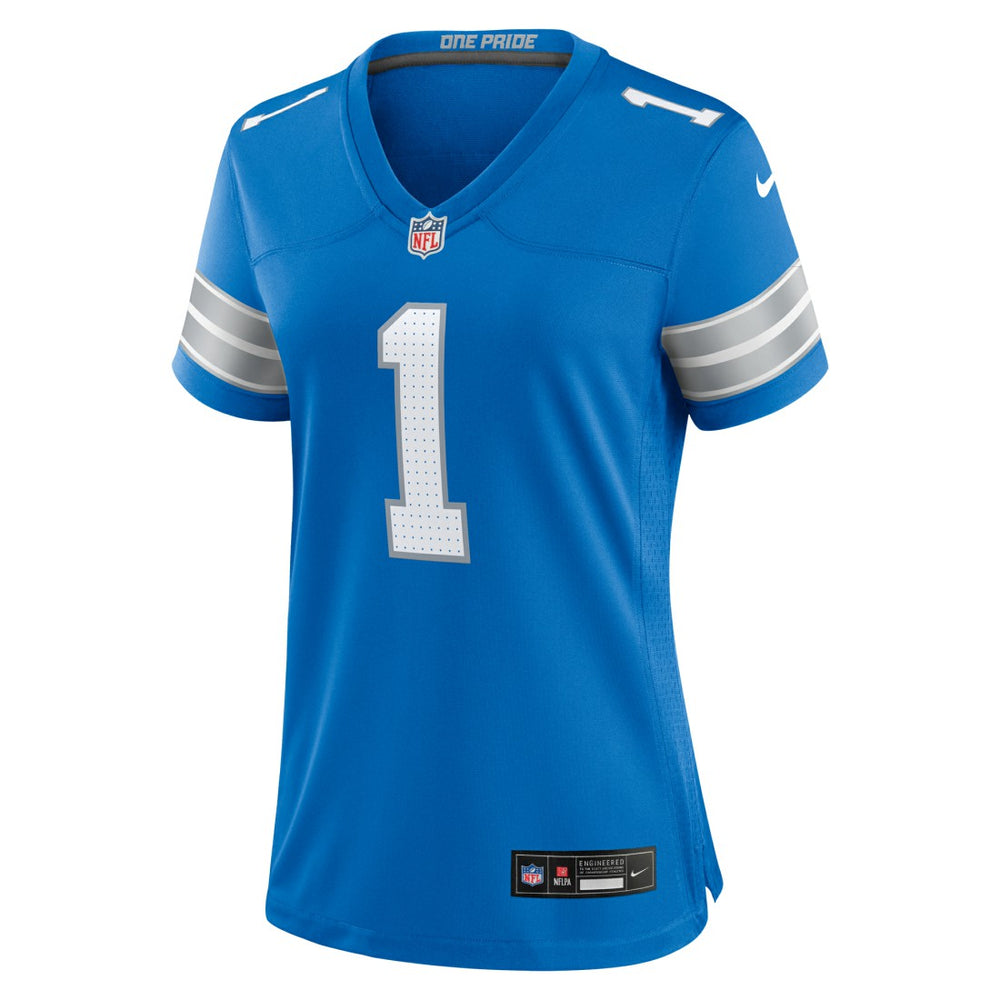 Number 1 Mom Detroit Lions Game Jersey Blue - Nike