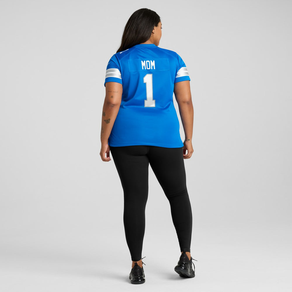 Number 1 Mom Detroit Lions Game Jersey Blue - Nike