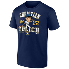 Christian Yelich Milwaukee Brewers Fanatics Hometown Caricature T-Shirt Clearance