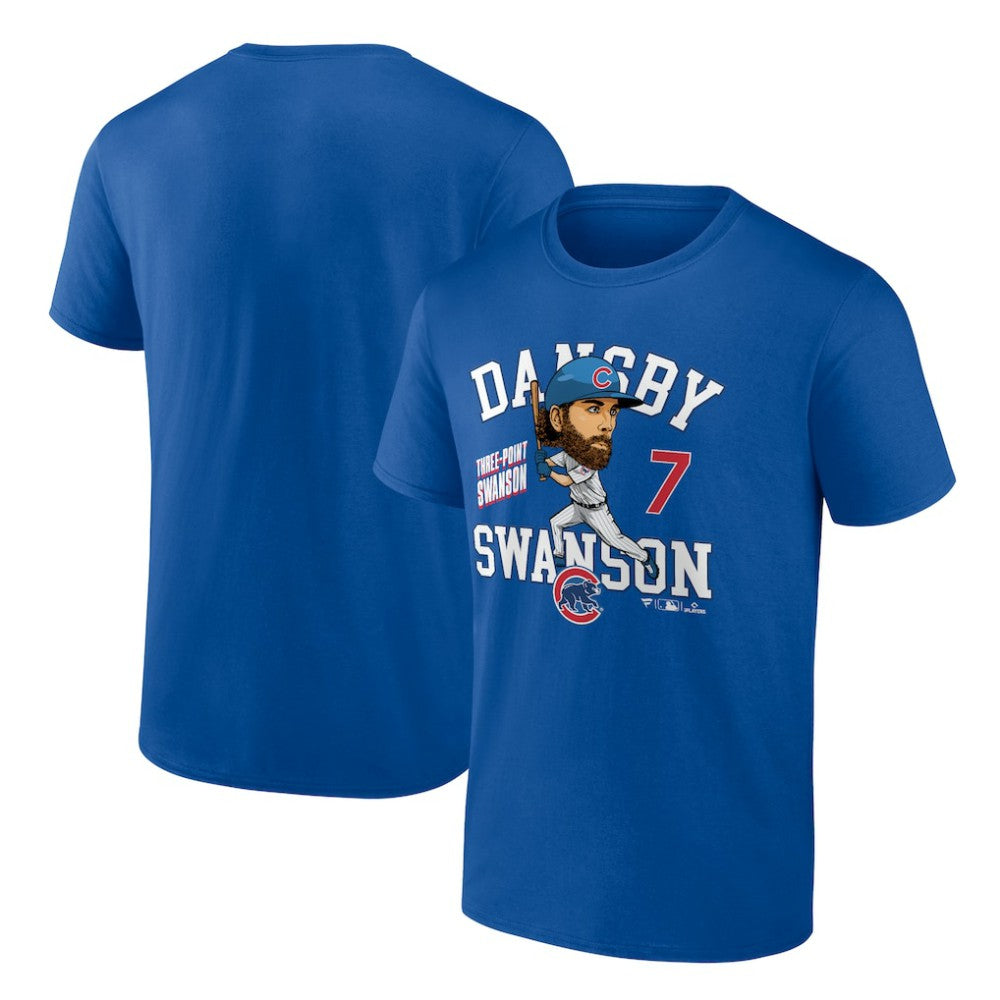 Dansby Swanson Chicago Cubs Fanatics Hometown Caricature T-Shirt Online