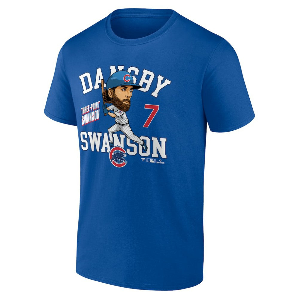 Dansby Swanson Chicago Cubs Fanatics Hometown Caricature T-Shirt Online