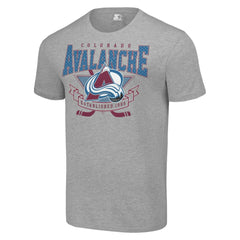 Colorado Avalanche - Starter Team Logo Graphic T-Shirt Heather Gray