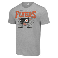 Philadelphia Flyers - Starter Team Logo Graphic T-Shirt Heather Gray
