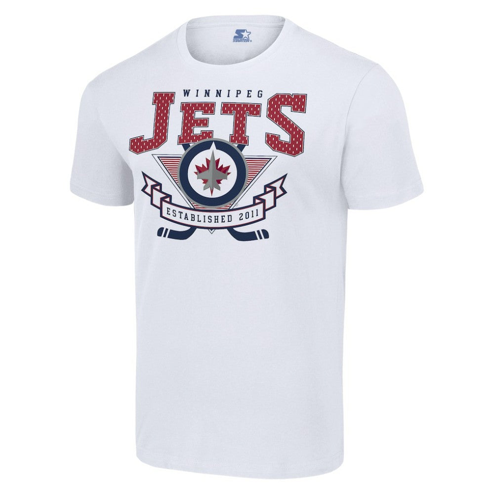 Winnipeg Jets - Starter Team Logo Graphic T-Shirt White