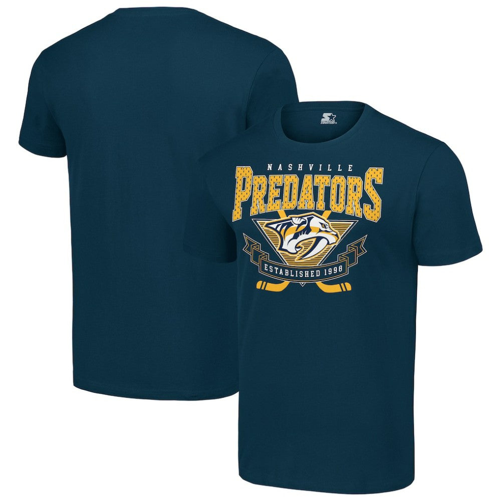 Nashville Predators - Starter Team Logo Graphic T-Shirt Navy