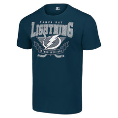Tampa Bay Lightning - Starter Team Logo Graphic T-Shirt Navy