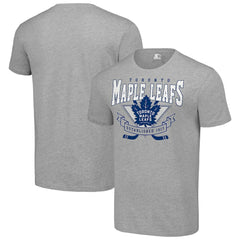 Toronto Maple Leafs - Starter Team Logo Graphic T-Shirt Heather Gray