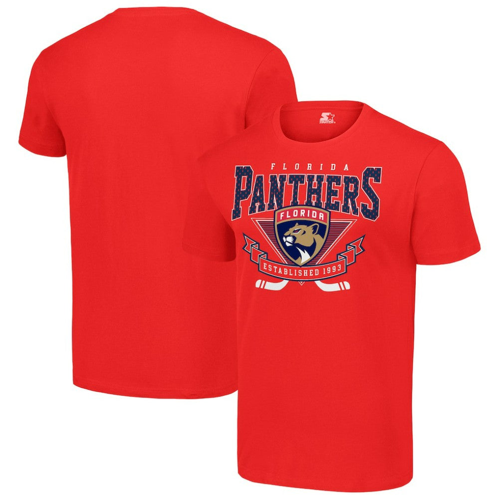 Florida Panthers - Starter Team Logo Graphic T-Shirt Red