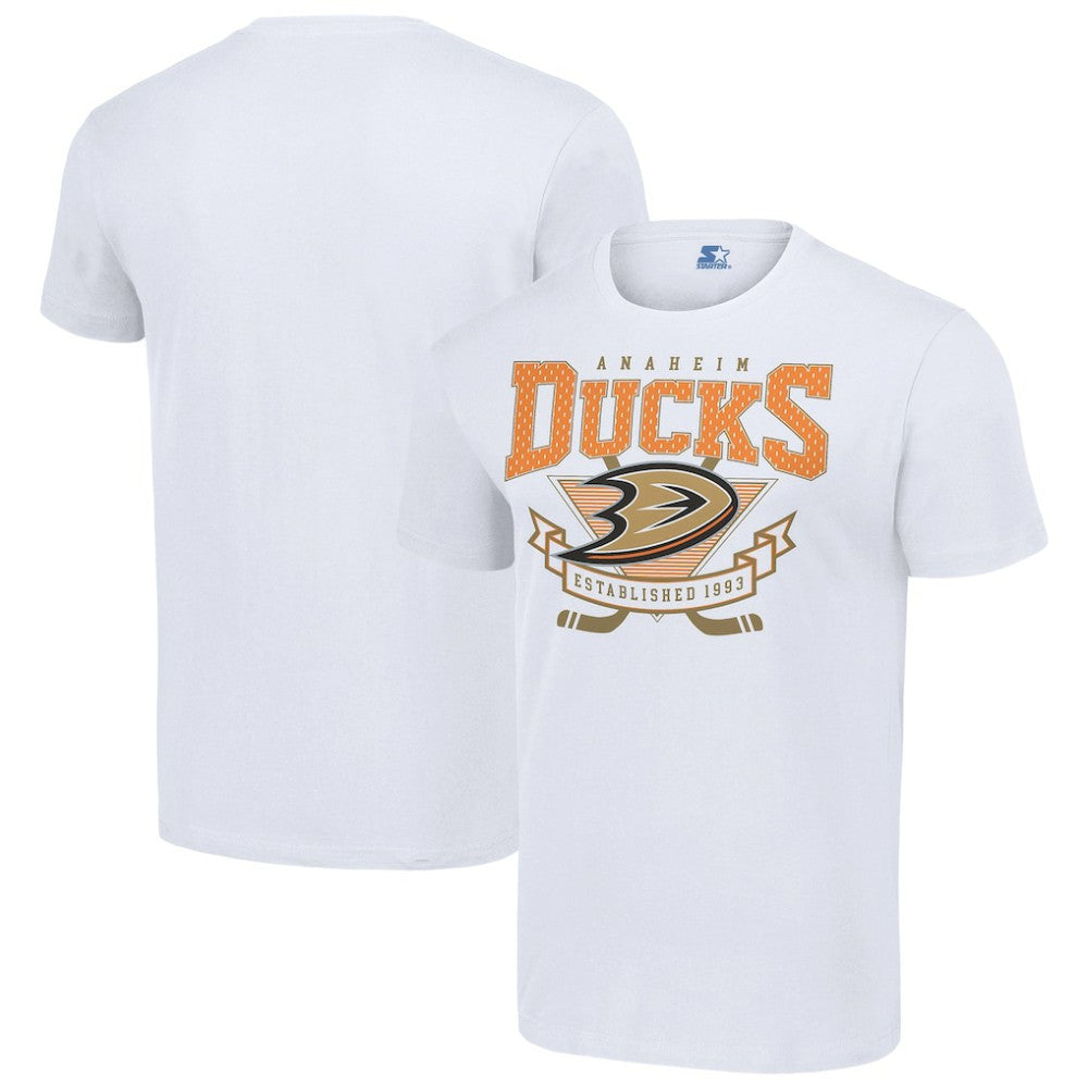 Anaheim Ducks - Starter Team Logo Graphic T-Shirt White