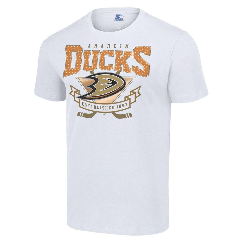 Anaheim Ducks - Starter Team Logo Graphic T-Shirt White