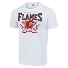 Calgary Flames - Starter Team Logo Graphic T-Shirt White