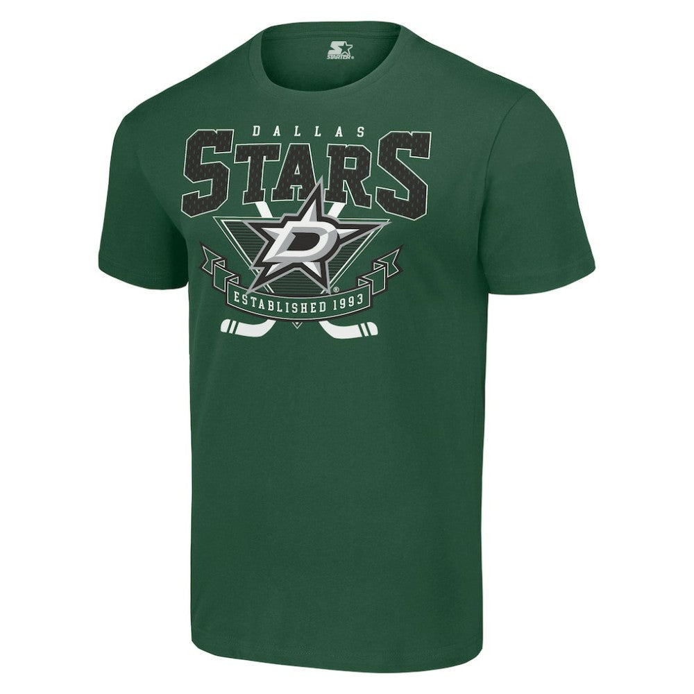 Dallas Stars - Starter Team Logo Graphic T-Shirt Green