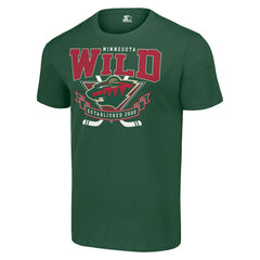 Minnesota Wild - Starter Team Logo Graphic T-Shirt Green