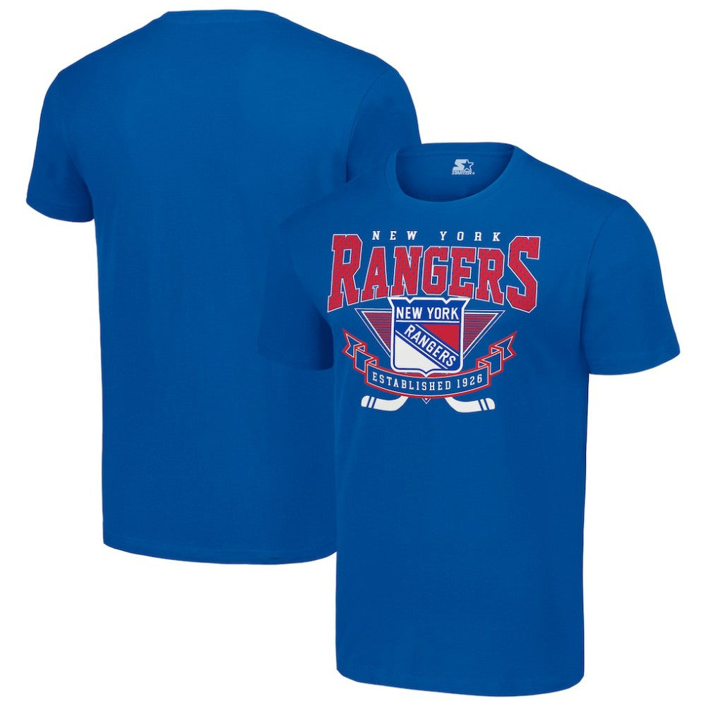 New York Rangers Starter Team Logo Graphic T-Shirt Blue