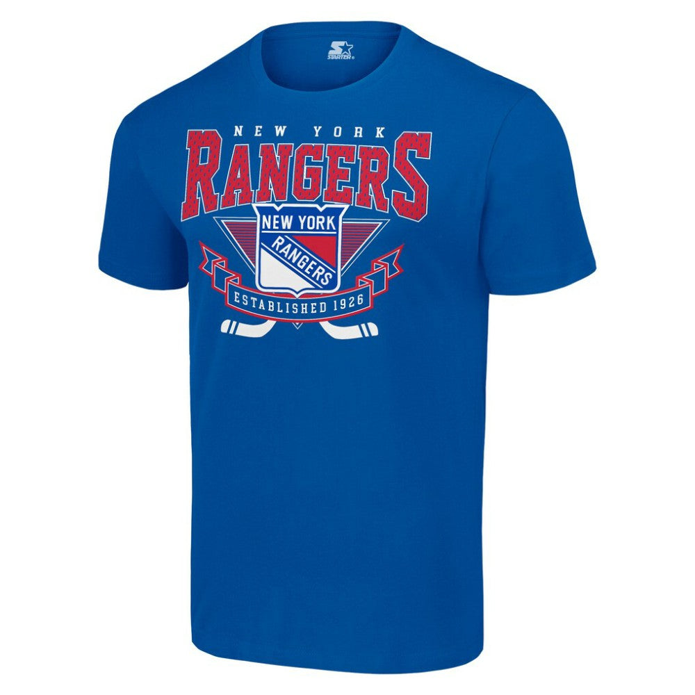 New York Rangers Starter Team Logo Graphic T-Shirt Blue