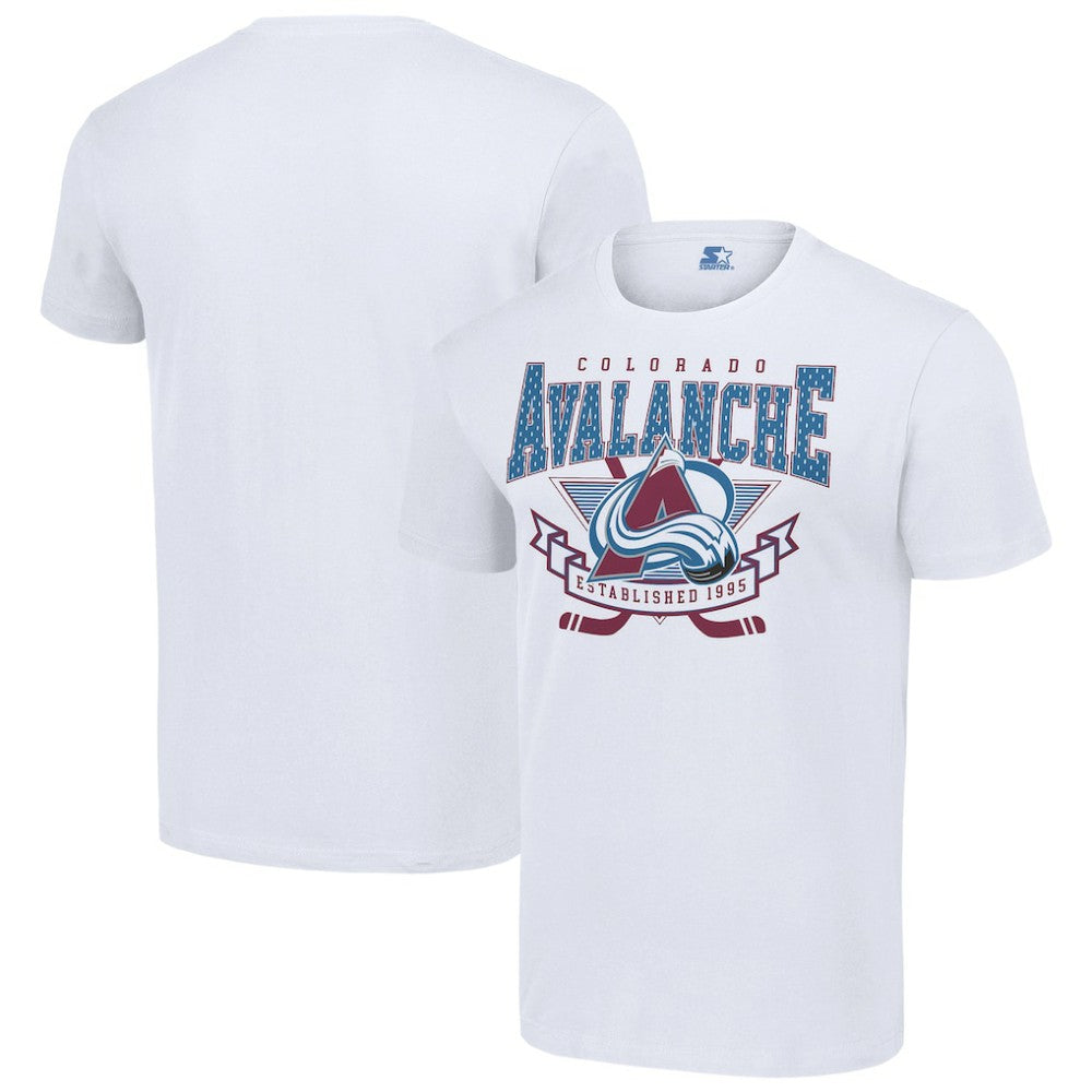 Colorado Avalanche - Starter Team Logo Graphic T-Shirt White