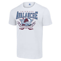 Colorado Avalanche - Starter Team Logo Graphic T-Shirt White