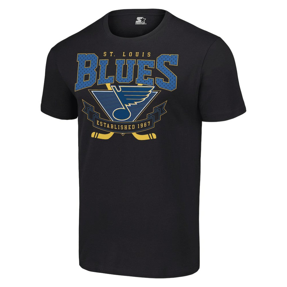 St. Louis Blues - Starter Team Logo Graphic T-Shirt Black