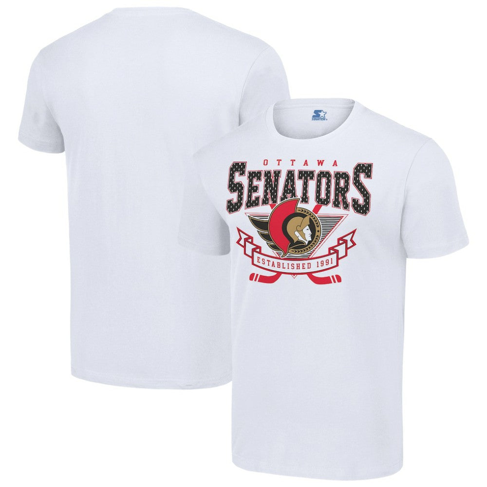 Ottawa Senators - Starter Team Logo Graphic T-Shirt White