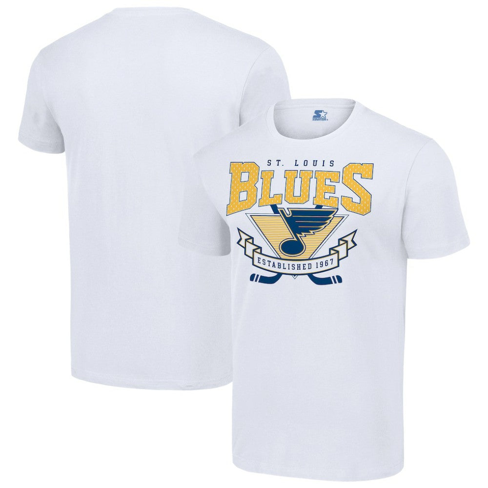 St. Louis Blues - Starter Team Logo Graphic T-Shirt White