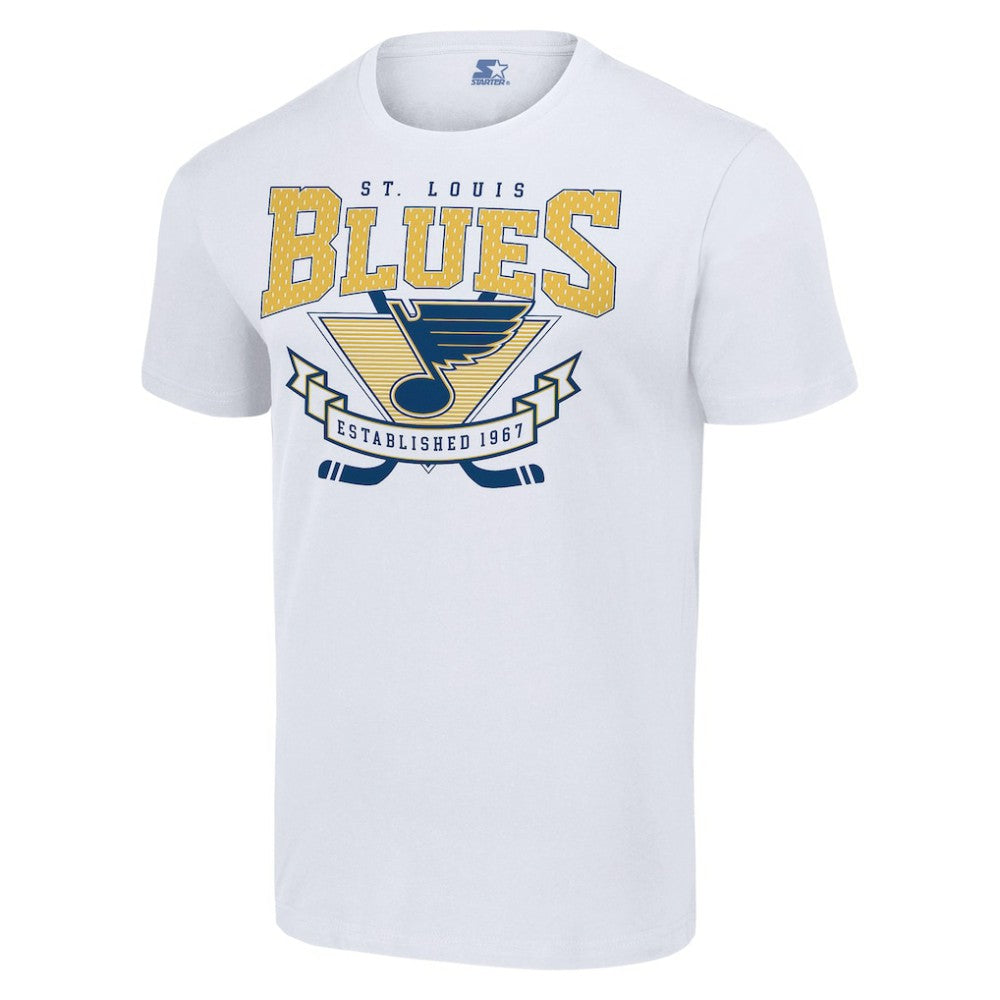 St. Louis Blues - Starter Team Logo Graphic T-Shirt White