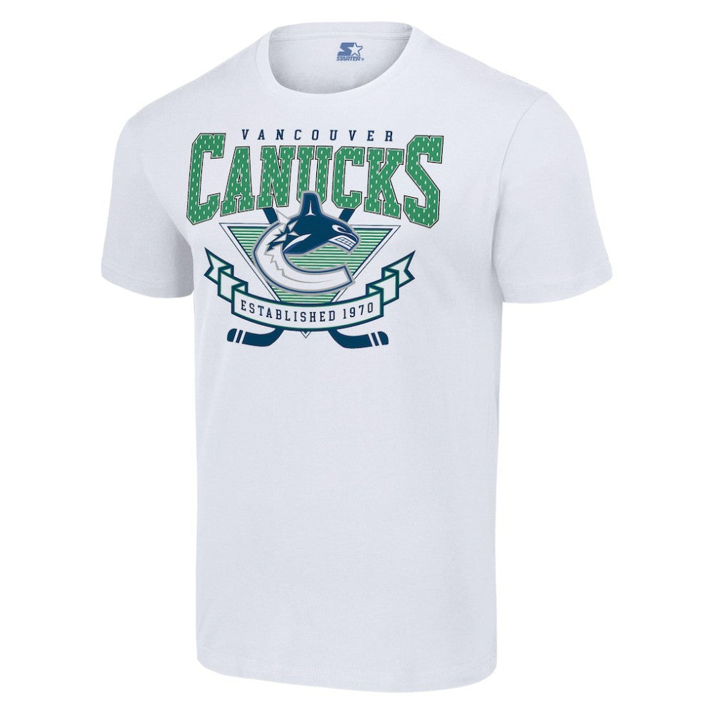 Vancouver Canucks - Starter Team Logo Graphic T-Shirt White