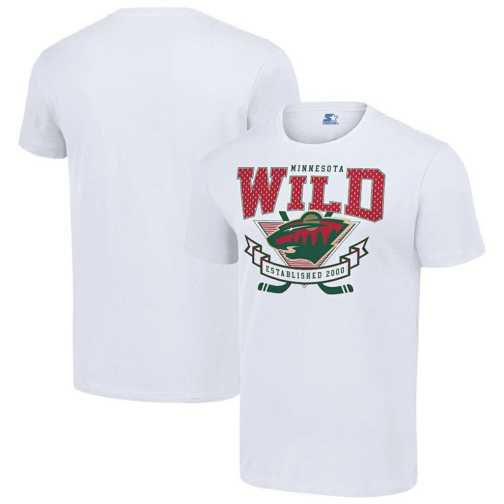 Minnesota Wild - Starter Team Logo Graphic T-Shirt White