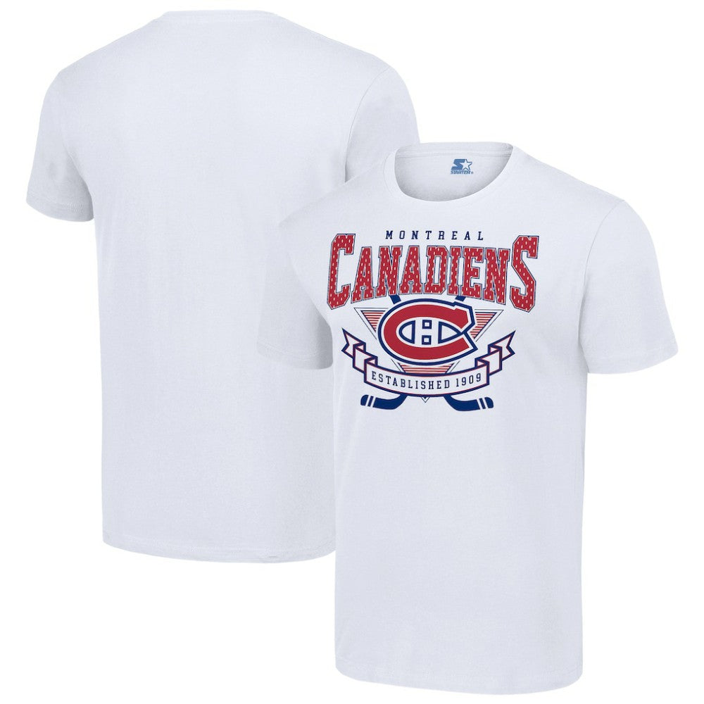 Montreal Canadiens - Starter Team Logo Graphic T-Shirt White