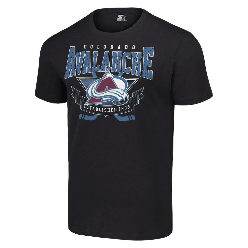 Colorado Avalanche - Starter Team Logo Graphic T-Shirt Black