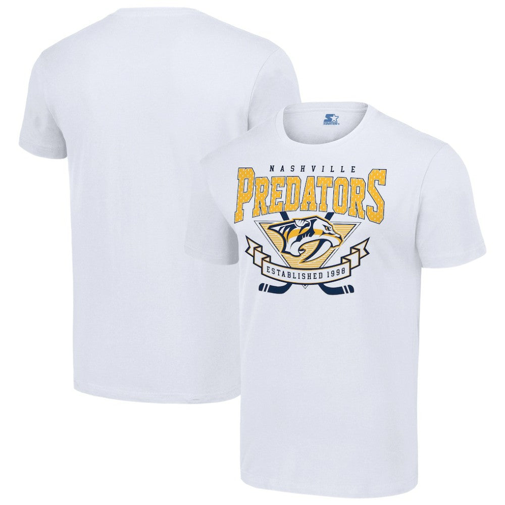 Nashville Predators - Starter Team Logo Graphic T-Shirt White