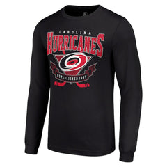 Carolina Hurricanes - Starter Team Logo Graphic Long Sleeve T-Shirt Black