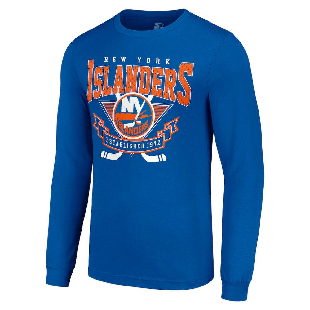 New York Islanders - Starter Team Logo Graphic Long Sleeve T-Shirt Royal