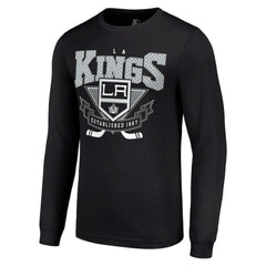 Los Angeles Kings - Starter Team Logo Graphic Long Sleeve T-Shirt Black